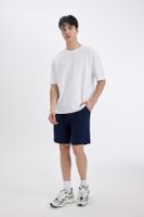 DEFACTO Slim Fit Waffle Basic Shorts