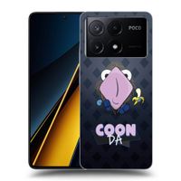 Silikónový prehľadný obal pre Xiaomi Poco X6 Pro - COONDA chlupatka - tmavá