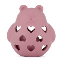 Petite&Mars Bear Basil 0m+ hrkálka Dusty Rose 1 ks