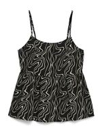 VERO MODA Top 'VMEASY'  crna / bijela