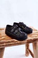 BIG STAR SHOES Gyermek bőr tornacipő tépőzárral BIG STAR