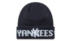 New Era Knit medium MLB Wordmark beanie NEYYAN - Pánske - Čapica New Era - Modré - 60691249 - Veľkosť: One size