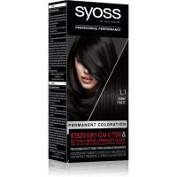 Syoss Color permanentna barva za lase odtenek 1-1 Black