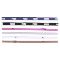 Puma Training Damen Sportbänder 6er Pack | Mit Logo Print | Black/Blue Crystal/Wild Berry | Größe: UA
