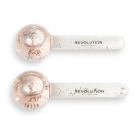 Revolution Skincare Gesichtsmassage - Pink Glitter Ice Globes