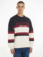 Tommy Hilfiger Monotype Color Block Majica dugih rukava bež