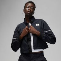 Jordan Flight Wmns Woven Jacket Black - Dámske - Bunda Jordan - Čierne - DQ4625-010 - Veľkosť: XL