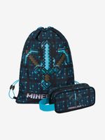 BAAGL  Minecraft 2 Blue Axe and Sword Federtasche Blau