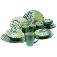 Creatable KOMBINOVANÝ SERVIS TROPICANA GRÜN 16-dielne