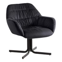 Livetastic KRESLO, textil, čierna