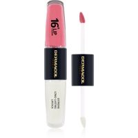 Dermacol 16H Lip Colour langlebiger, glänzender Lippenstift Farbton 16 Classy Sassy 2x4 ml