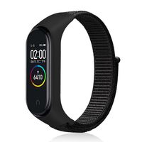 NYLON Zamenljiv trak za Xiaomi Smart Band 7 črn