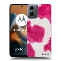 Silikónový čierny obal pre Motorola Moto G34 5G - Pink Moo