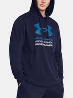 Under Armour UA Rival Terry Graphic Hood Majica dugih rukava plava