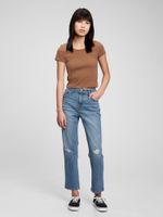 GAP Teen Jeans girlfriend high rise Washwell - Girls