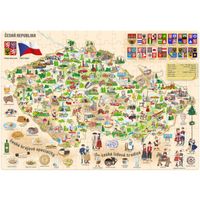 Popular Puzzle Mapa České republiky, 160 ks