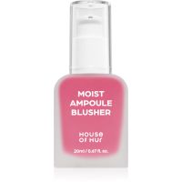 House of Hur Moist Ampoule Blusher течен руж цвят 07 Pink Rosie 20 мл.