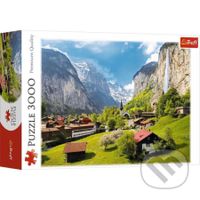 Švýcarsko Lauterbrunnen - puzzle z kategorie Města a stavby