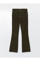 LC Waikiki Slim Fit Spanish Leg Women's Velvet Trousers