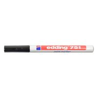 Popisovač lakový 1-2mm 751 čierny Edding