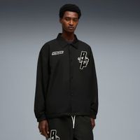 PUMA x REPRESENT Coaches Jacke Herren, Kleidung, Schwarz, L