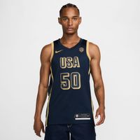 Nike Team USA 50th Anniversary Limited Jersey Obsidian - Pánske - Dres Jordan - Modré - FZ7317-451 - Veľkosť: 2XL