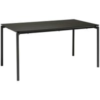 P & B JEDÁLENSKÝ STÔL, čierna, 160/90/76 cm