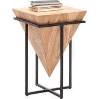 Ambia Home PRÍRUČNÝ STOLÍK, akácia, prírodná farba, čierna
