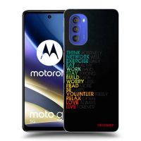 Silikónový čierny obal pre Motorola Moto G51 - Motto života