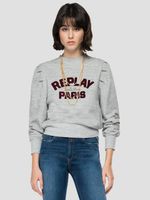 Replay Sweatshirt Grau