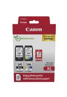 Canon PG-545XL/CL-546XL/GP-501 8286B011 farebná (color) multipack originálne cartridge + fotopapier 10x15