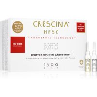 Crescina Transdermic 1300 Re-Growth and Anti-Hair Loss Pflege zur Förderung des Haarwachstums und gegen Haarausfall für Herren 40x3,5 ml