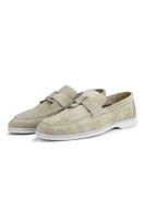 Ducavelli Cerrar Suede Genuine Leather Men's Casual Shoes Loafers Sand Beige.