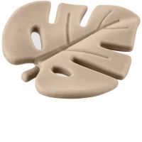 Zopa Silicone Teether Leaf rágóka Sand Beige 1 db