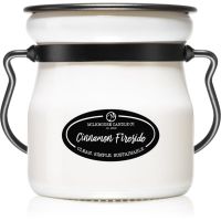 Milkhouse Candle Co. Creamery Cinnamon Fireside dišeča sveča Cream Jar 142 g