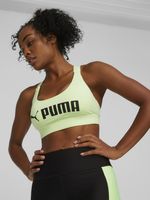 Puma Mid Impact Sportovní podprsenka Zelená