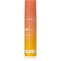 Attitude Sunly Tropical Coco mineralisches Bräunungsspray SPF 50+ 75 ml