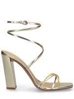 105mm Diana Mirror Leather Sandals