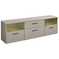 MID.YOU NÍZKA KOMODA, kašmírová, 180/55/38 cm