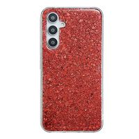 GLITTER Zaščitni ovitek za Samsung Galaxy A54 5G rdeč