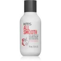 KMS All Smooth Shampoo šampon za glajenje las za močne, grobe in suhe lase 75 ml