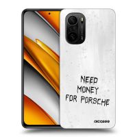 Silikónový čierny obal pre Xiaomi Poco F3 - White Fuel