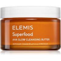 Elemis Superfood AHA Glow Cleansing Butter čistiaca pleťová maska pre rozjasnenie pleti 90 ml