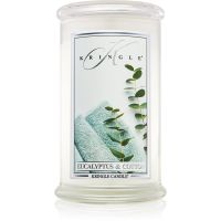 Kringle Candle Eucalyptus & Cotton aроматична свічка 624 гр