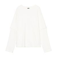 Cropp - Majica z dolgimi rokavi - kremna