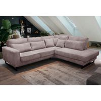 Livetastic ROHOVÁ SEDAČKA, textil, kompozitné drevo, cappuccino