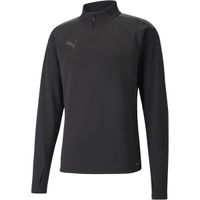 Puma INDIVIDUALLIGA WARM 1 4 ZIP TOP Мъжки суитшърт, черно, размер