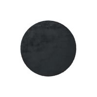 KOBEREC S VYSOKÝM VLASEM, 160 cm antracitová