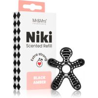 Mr & Mrs Fragrance Niki Black Amber illat autóba utántöltő 1 db