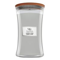 Woodwick Lavender & Cedar świeca zapachowa 610 g